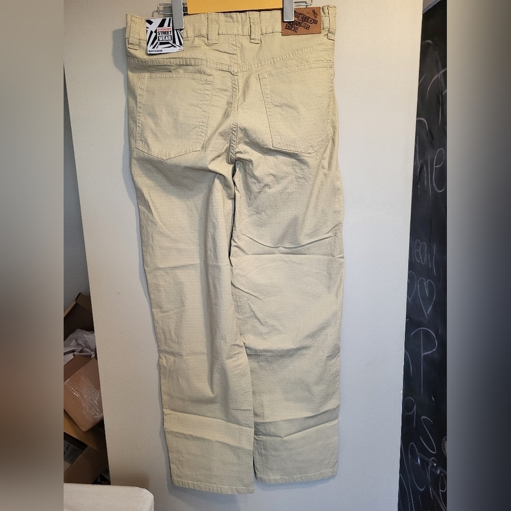 NEW Vision Street Wear Men's Beige Pants, Size 30x30 - Picture 2 of 7